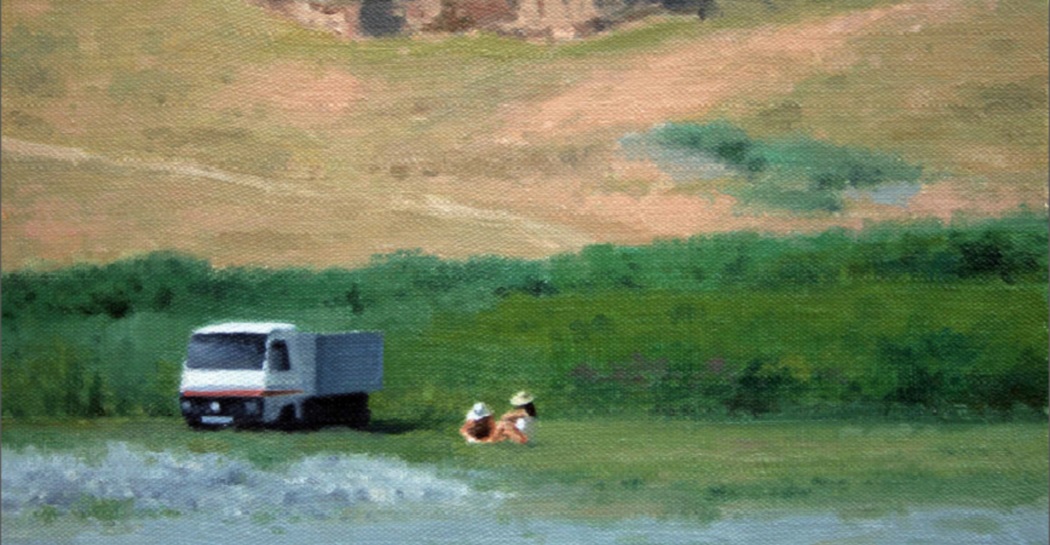 Picnic, 20x30 cm, olio su tela, 2006