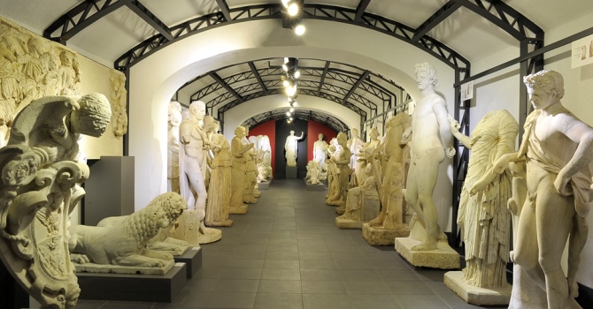 Il Deposito delle sculture di Villa Borghese nel Museo Pietro Canonica Il Deposito delle sculture di Villa Borghese nel Museo Pietro Canonica